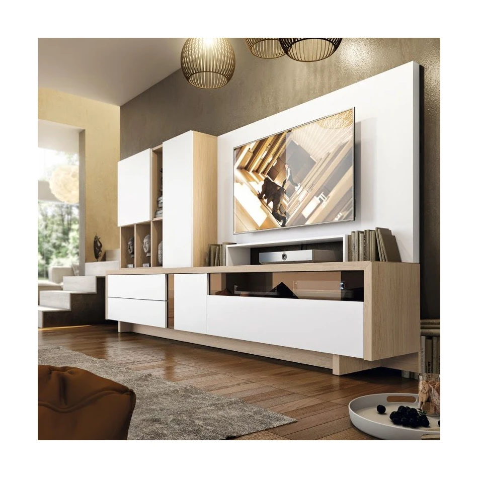 TV Cabinet Wall Wallpaper Design Wall Tv Cabinet Design Vintage Modern Design High Quality Rattan TV Cabinet