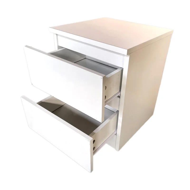 Hot Sale Elegant Durable Bamboo Nightstand with Drawer and Shelf for Bedroom