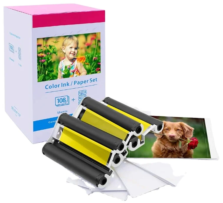 Photo paper a4 glossy Photo paper compatible with Canon Selphy Paper 3.5' x 5' for Canon CP1300 CP1500 CP1200 CP1000