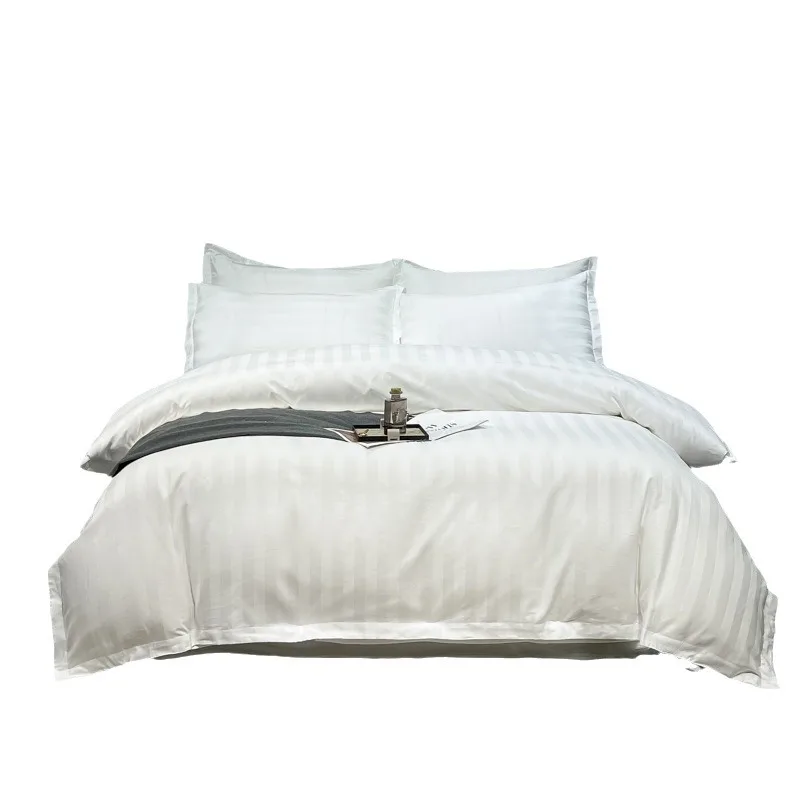 Factory Direct Sale Luxury 5 Stars Hotel Bedding Set 250 Thread Count Cotton Bed Sheets Set