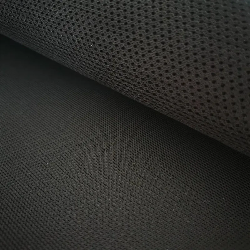 OEM ODM 100% Polyester Black Office Chair 3D Air Mesh Spacer Sandwich Fabric