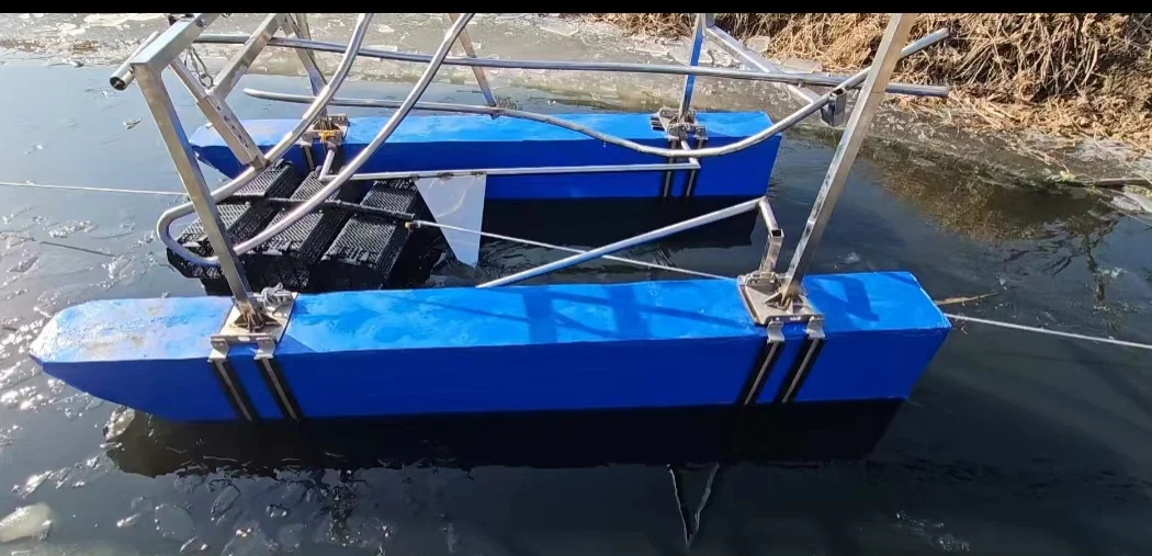 Hot sale aquaculture equipment flip basket shelf boat with best price