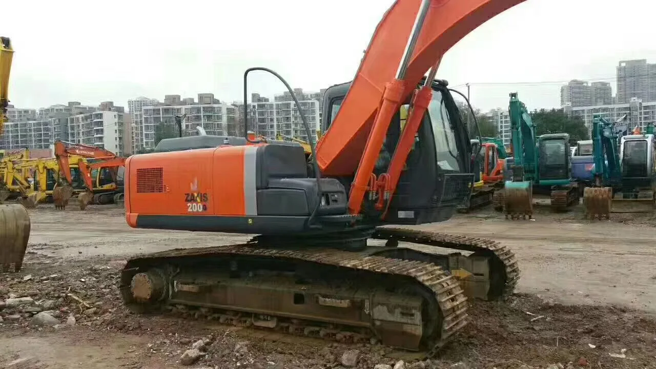 Б/у hitachi zx200-2 zx30u zx35u zx55 zx70 zx75 zx60 гидравлический гусеничный экскаватор 20ton высокое качество Япония оригинал
