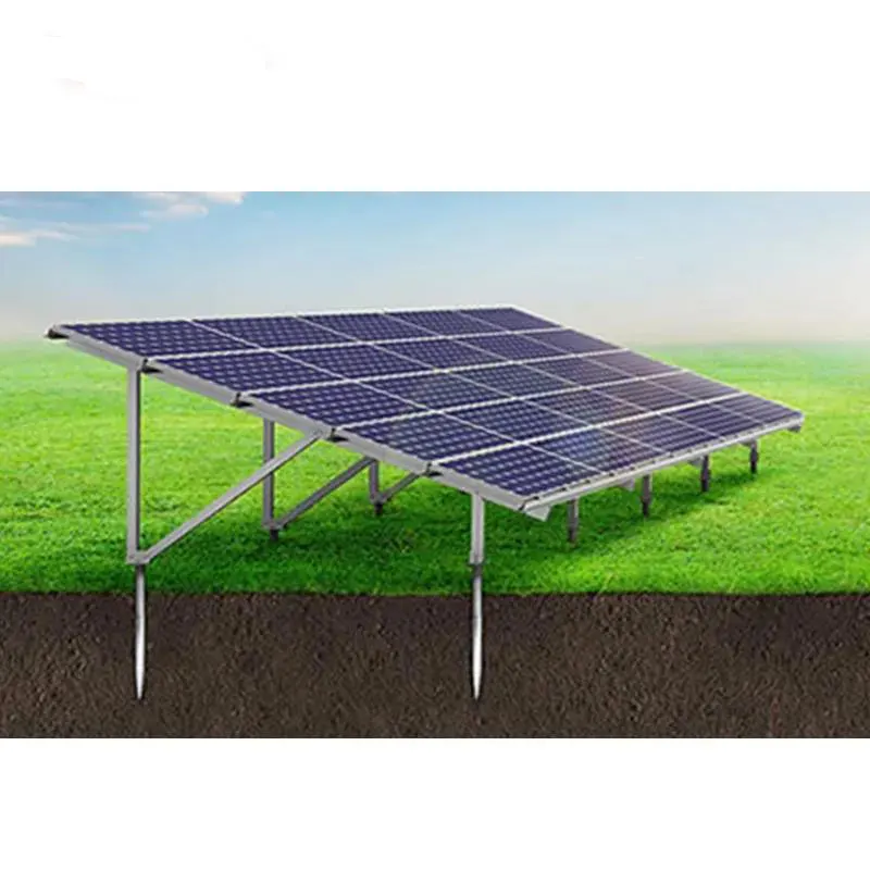 Customized galvanized steel ground screw piles for solar mounting system earth ground screw anchor price