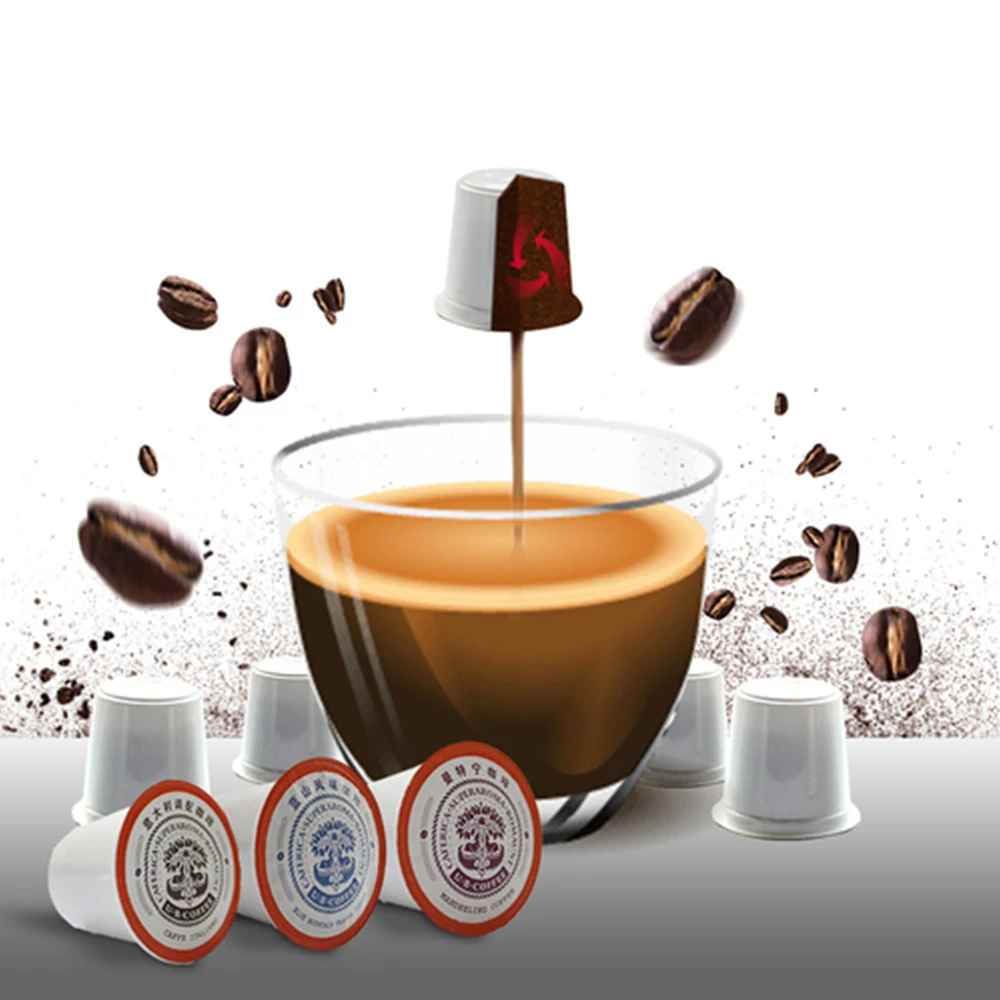 Coffee capsules 51mm PP empty dark roast royal cup coffee k cups