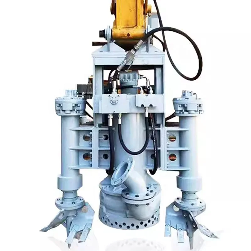hydraulic submersible sand dredging excavator pump agitator hydraulic slurry sand dredging pump for excavator