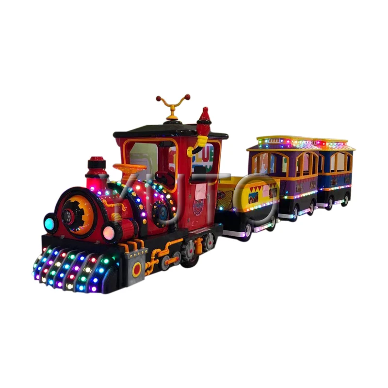 Best Price Amusement Park Trackless Train Ride For Sale|Carnival Train Rides Supplier|Indoor Train Ride For Shopping Mall