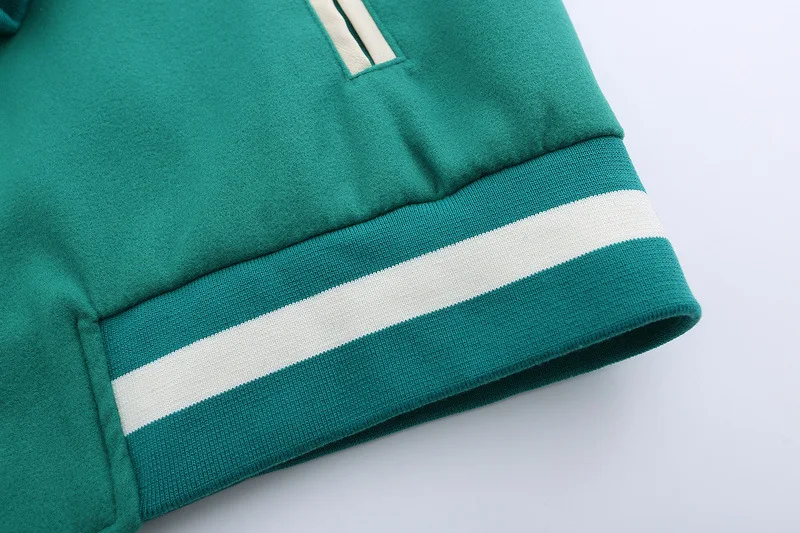 American retro street embroidery baseball uniform jacket for men and women Harajuku national brand loose couple casual jacket