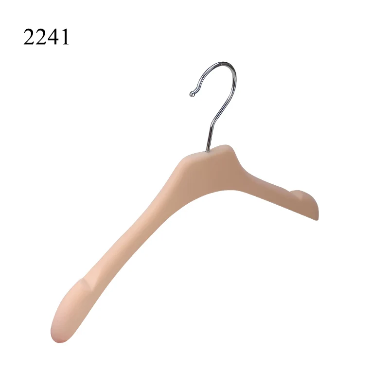 High Quality Custom Pink Velvet Hanger for Female Dress & Coat Multifunctional & Durable Clothes Display Hanger