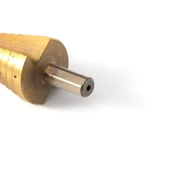 HSS Step Drill Bit Set Multiple Hole Stepped Cone Drill Bit Hex Shank Titanium Coated for Metal Plastic Wood Drilling
