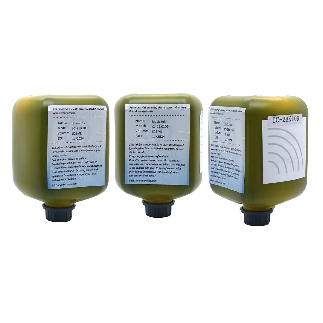 Совместимые черные чернила IC-2BK106 альтернативный IC-2BK124 IC-2BK130 с метками RFID для принтера серии Ax 130i 150i 350i 550i