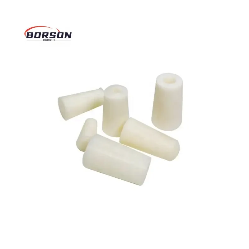 Factory Lab foam silicone tube rubber stopper plugs 8-12mm Silicone Stopper Plugs for Flask Test Tube Stopper