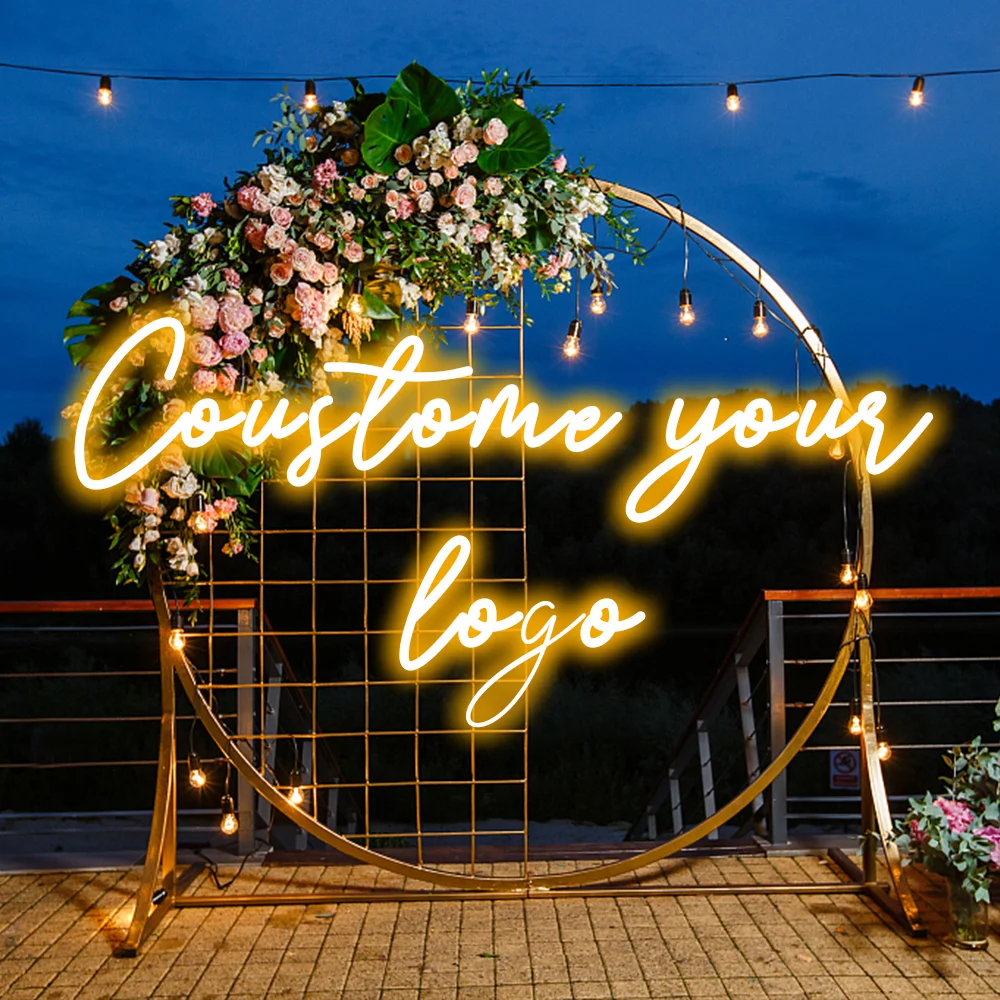 Customized Neon Signs for Wedding and Party Decor Personalized LED Neon Light Wall Art for Home Office Decoration