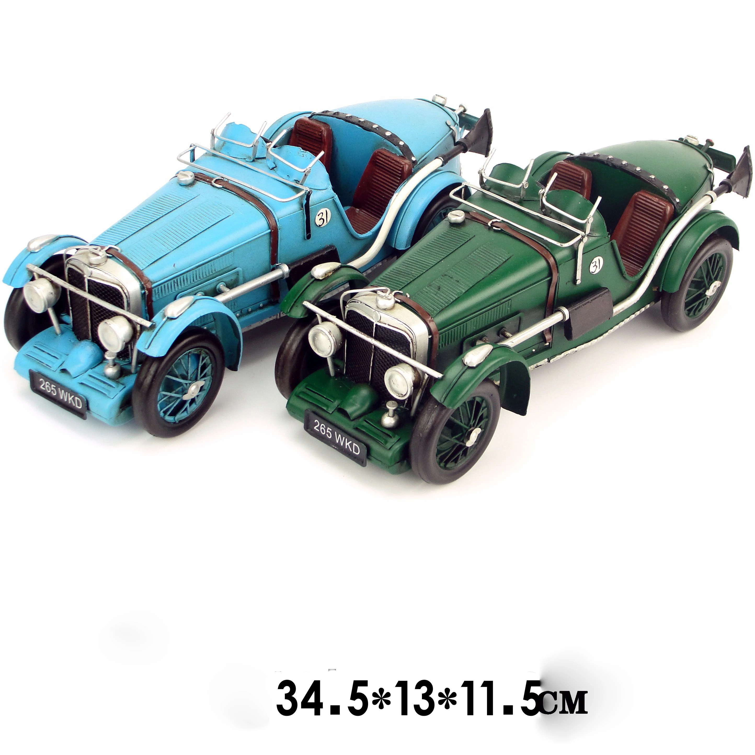 Высокое качество Лидер продаж американский Ретро Железный искусство 1933 мг Grand Prix спортивный автомобиль классический украшение для дома подарок ручной
