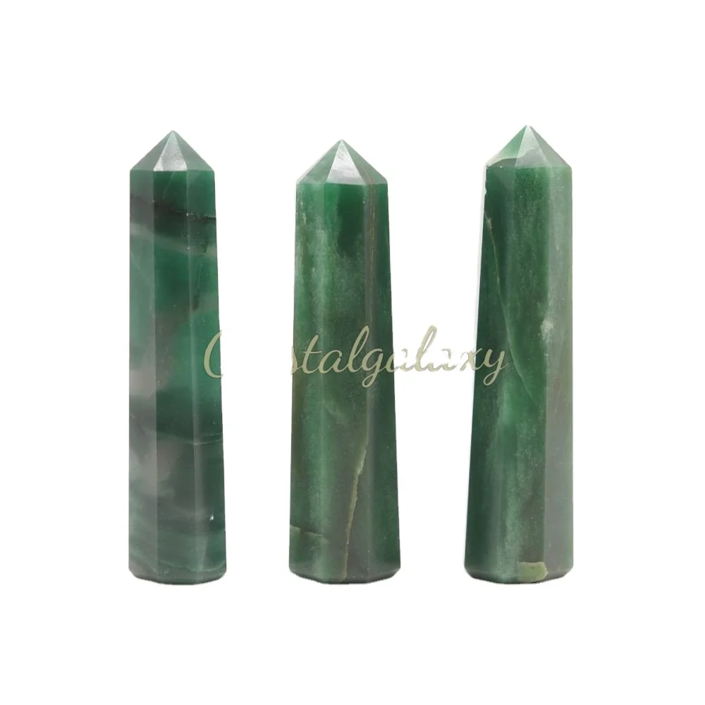 Оптовая продажа зеленый нефрит башня