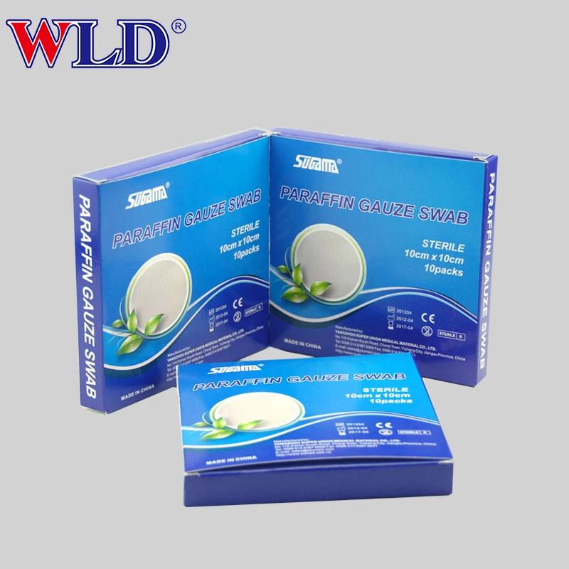 medical sterile paraffin gauze jelonet paraffin gauze dressing