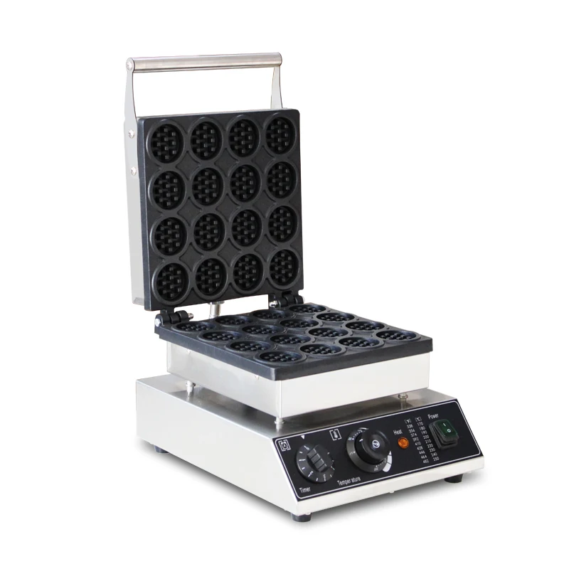 Commercial round Shape Waffle Maker electric 16pcs Waffle Machine cake oven