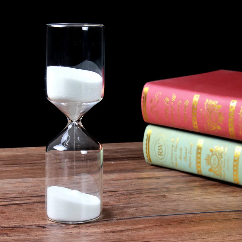 Hourglass timer Various models hourglass cylindrical white sand hourglass sand timers with white sand