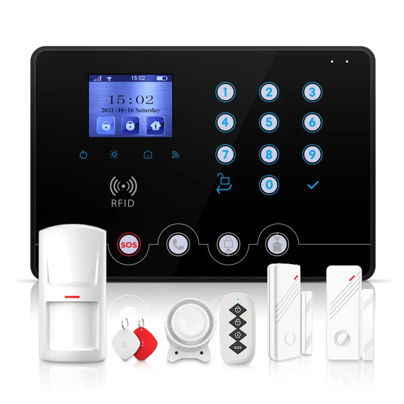2023 WIFI 4G Smart Home Alarm Wireless Control Automation With Alexa and Google