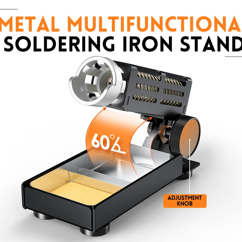 Регулируемая подставка для паяльника металлическая Многофункциональная подставка для паяльника