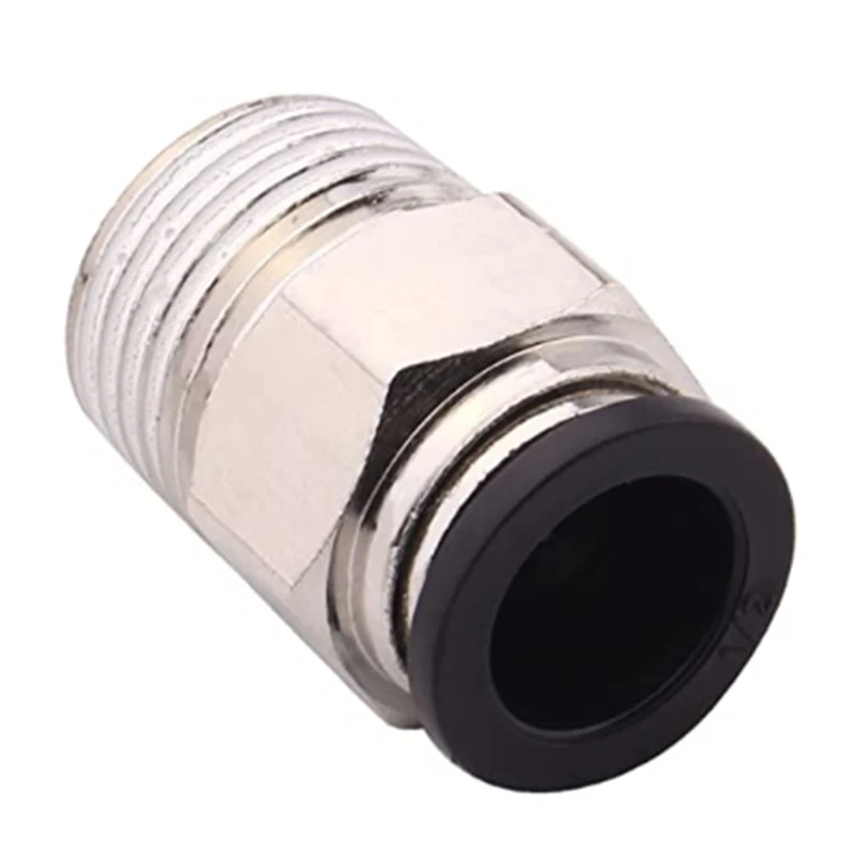 
FREE SHIPPING Accept customization 2pcs One Touch Push In Fittings DOT air line fittings PC8-1/4' for plastic tube 