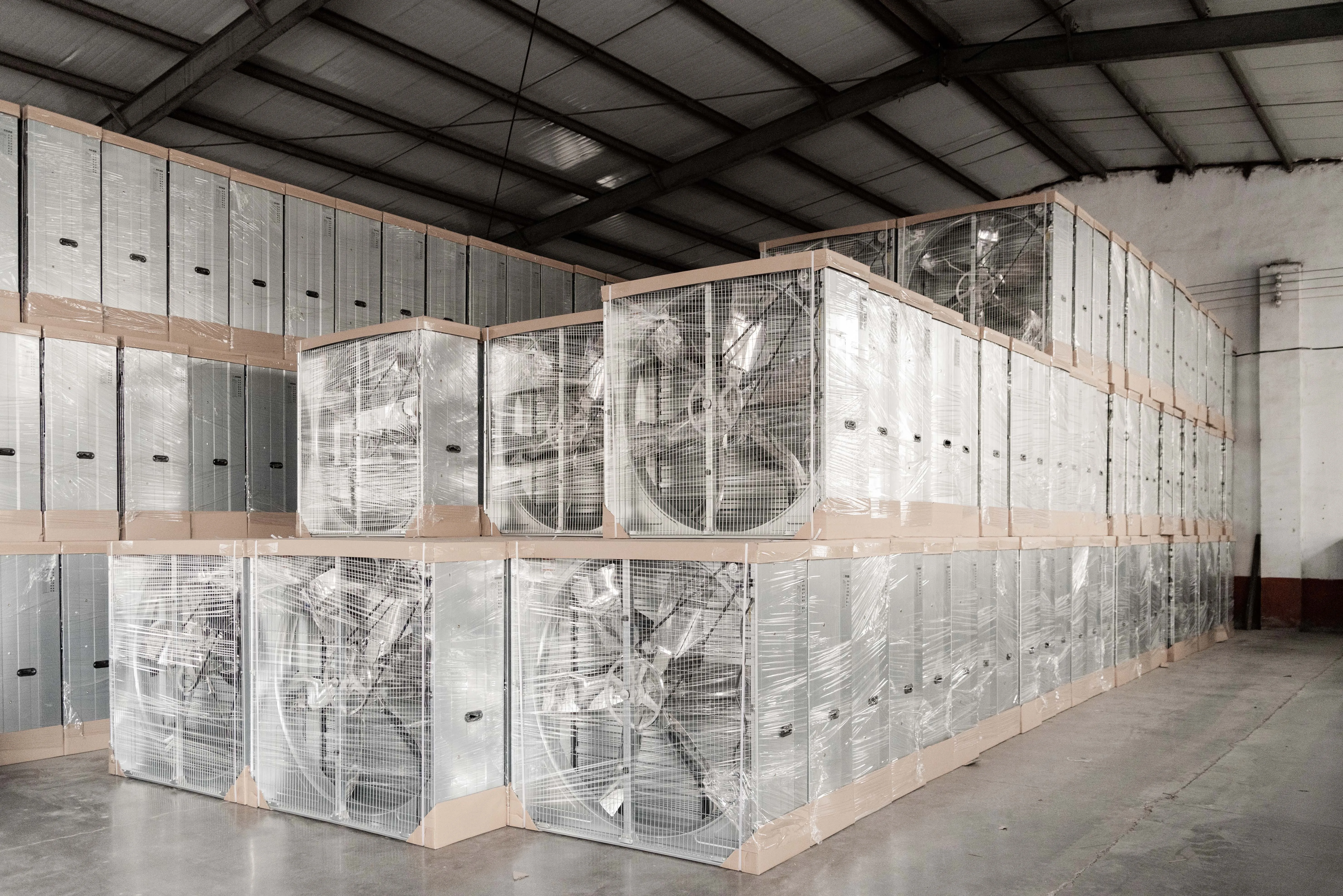 China Shandong quality factory farm agricultural air cooler thickened shell exhaust fan