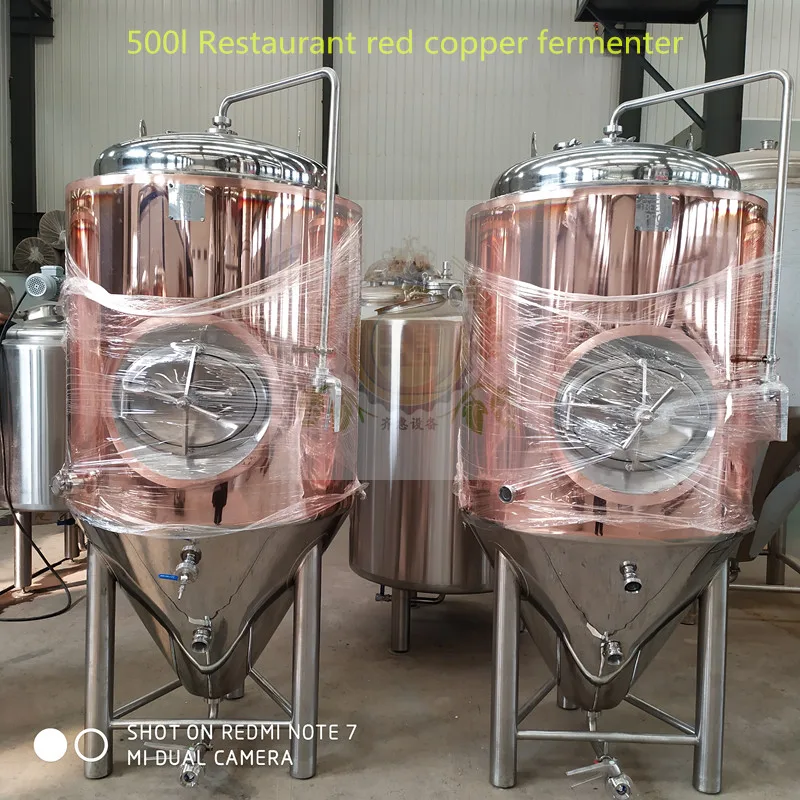 
5BBL Red Cooper Used Brewery Equipment For Sale 