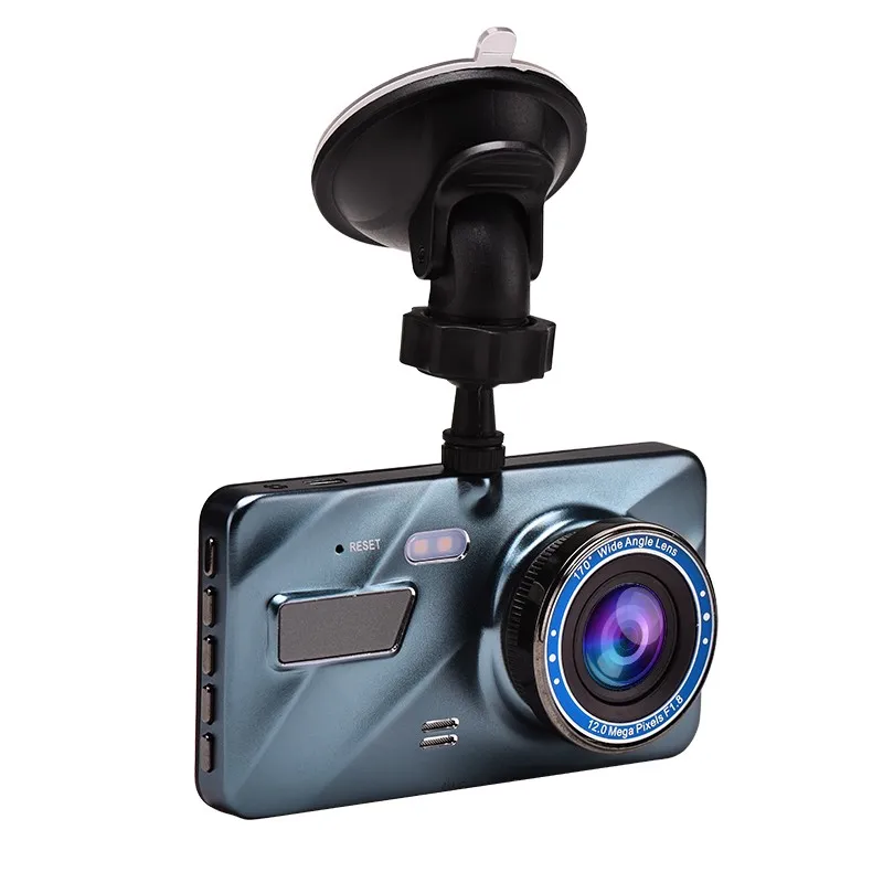 4K High Resolution Car Dver Black Box 170 Degree 4 inch Screen 1080p Car Dash Cam Night Vision Front and Rear Car Camera