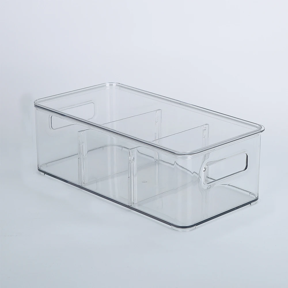 Plastic Durable Kitchen Slide Drawer Type Fruit Fish Egg Refrigerator Storage Box Bins Fridge Organizer