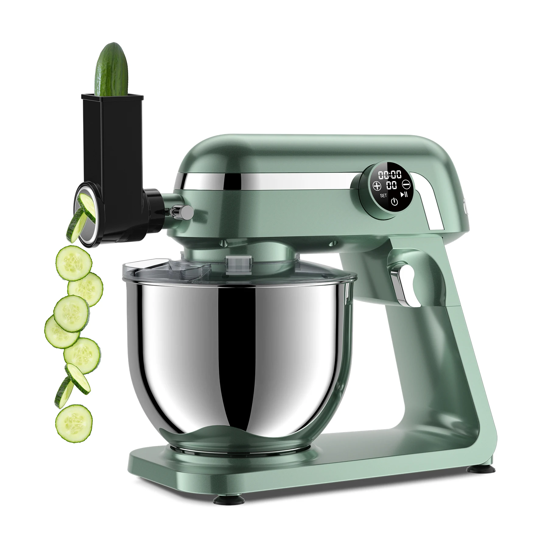 NEW High Quality Professional Countertop China Cooklee Die-cast Stand Dough Mixer Manufacturer