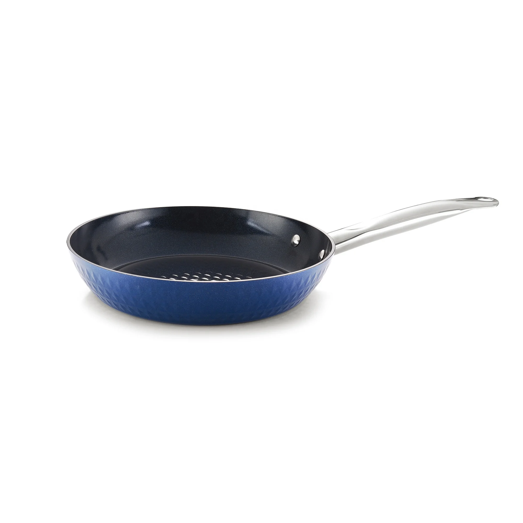 20cm 3D diamond surface superior nonstick round frypan