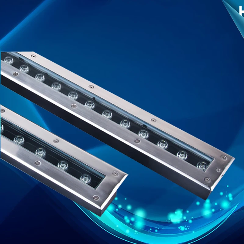 LED Ground Stainless Steel Underground Lights Outdoor Floor Yard Wall Washer LED Stairs Buried Underground Recessed Lamp