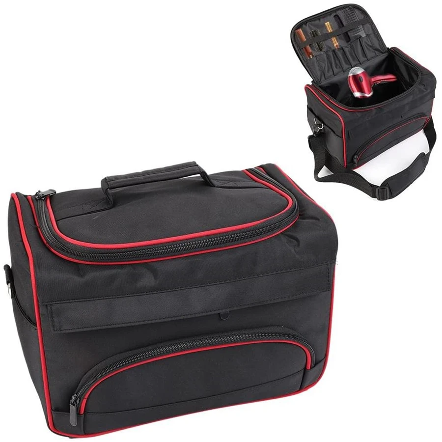 Tools Bag Large Storage Professional Hairdressing Hair Equipment Tool Carry Case Bag Multi-Function Portable Hairdresser Bag Bar