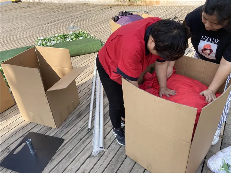 V-1032 Высокое качество свадебной сцены фон Искусственный цветок розы стены для украшения