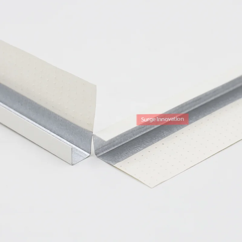 J metal corner bead adhesive