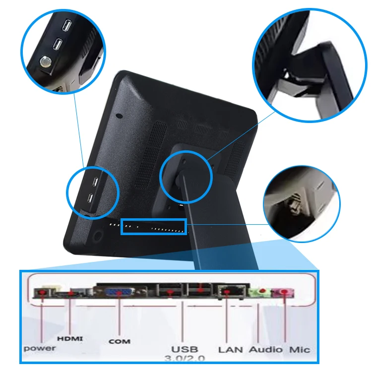 Commercial Touch Screen Pos Systems Mini Cash Register Cash Register Pc Electronic Cash Register Cashier Machine