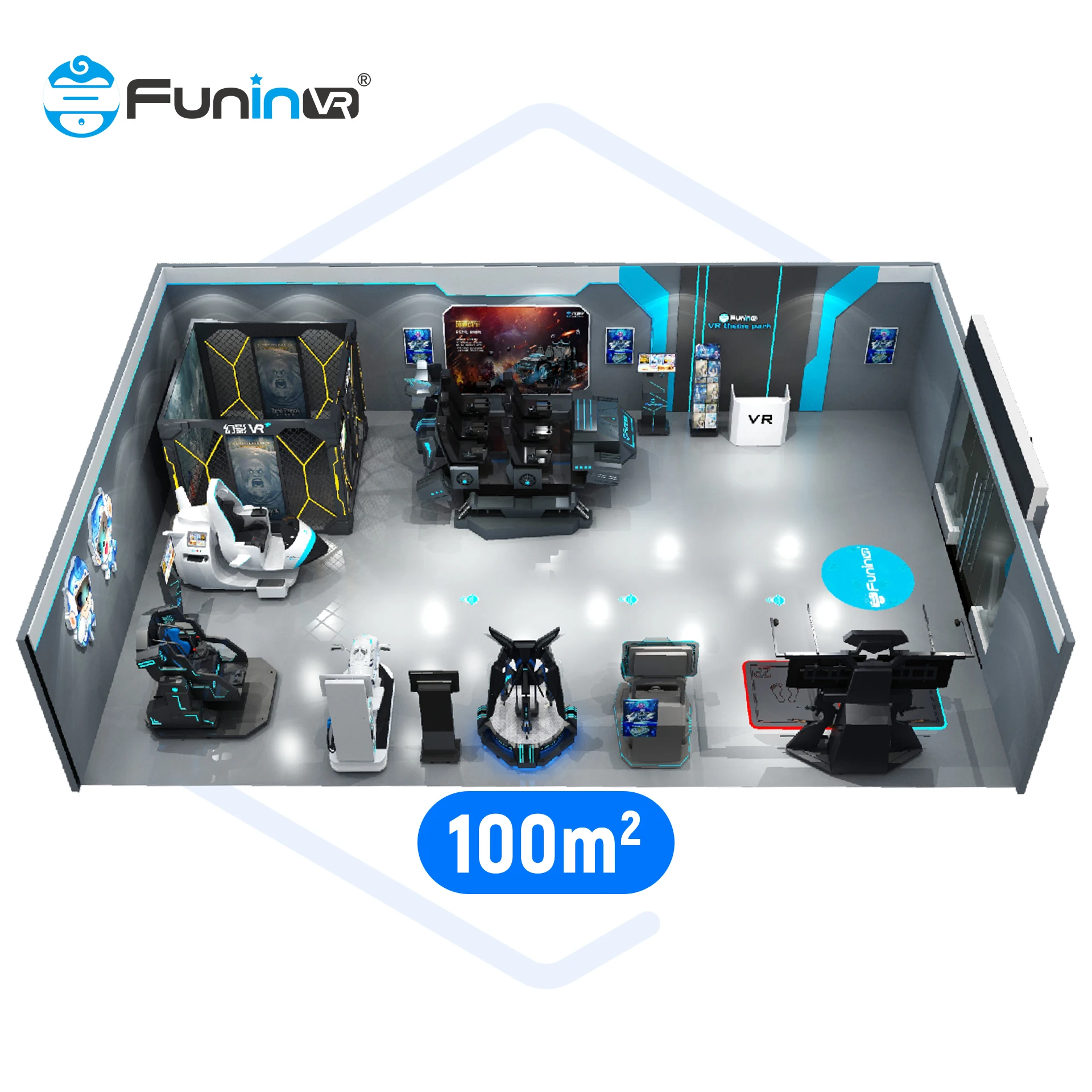 Amusement Park Rides Equipment Fun In Vr Amus Virtual Reality 5D Cinema Simulator 9D Theme Park Vr Supplier Vr Manufacture