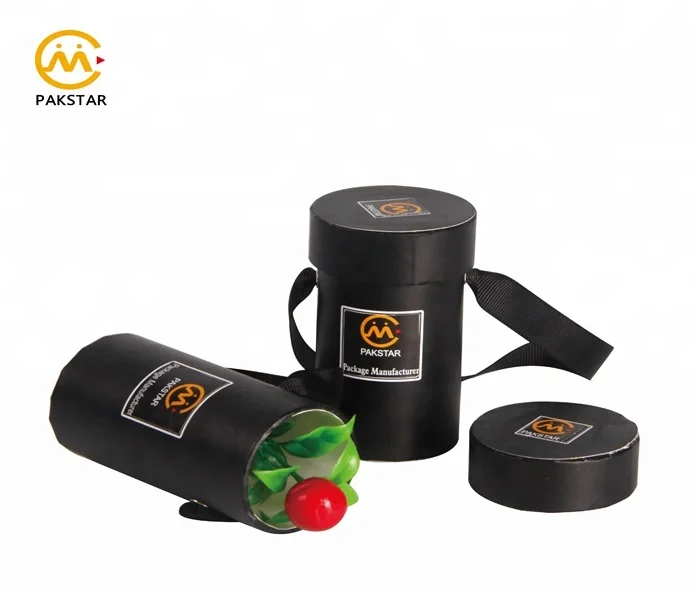 Wholesale custom logo thick bouquet rose preserved flower gift packaging round boxes