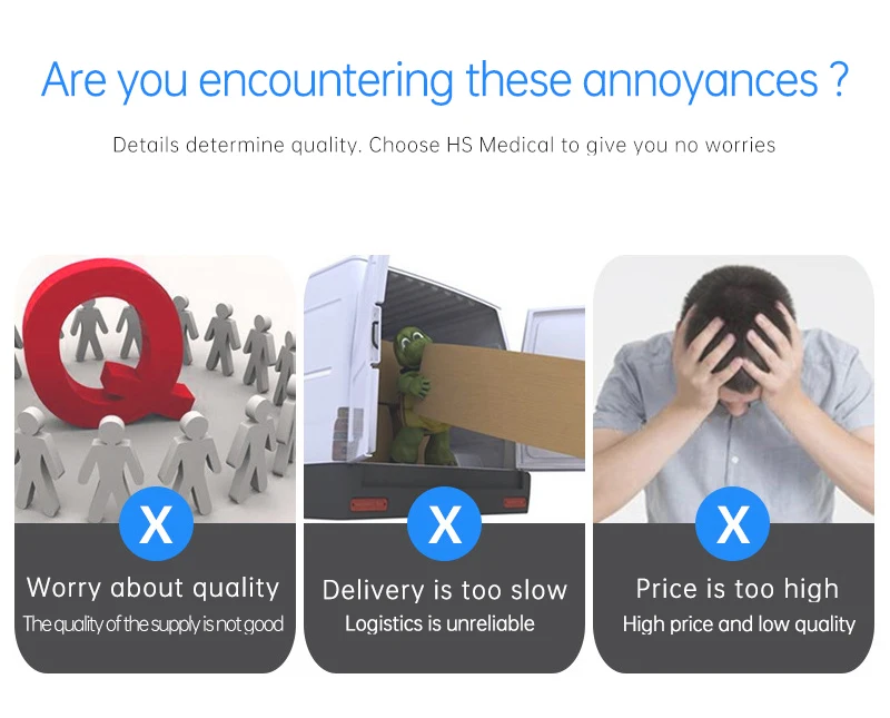 hs medical 50ml Conical Bottom Pp Material Centrifuge Tube