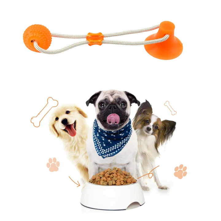 Cheapest Price Eco-Friendly Suction Cup Pet Toy High Quality Pet Toy For Cleaning Teeth Pet Chew Toy With Strong Suction Cup