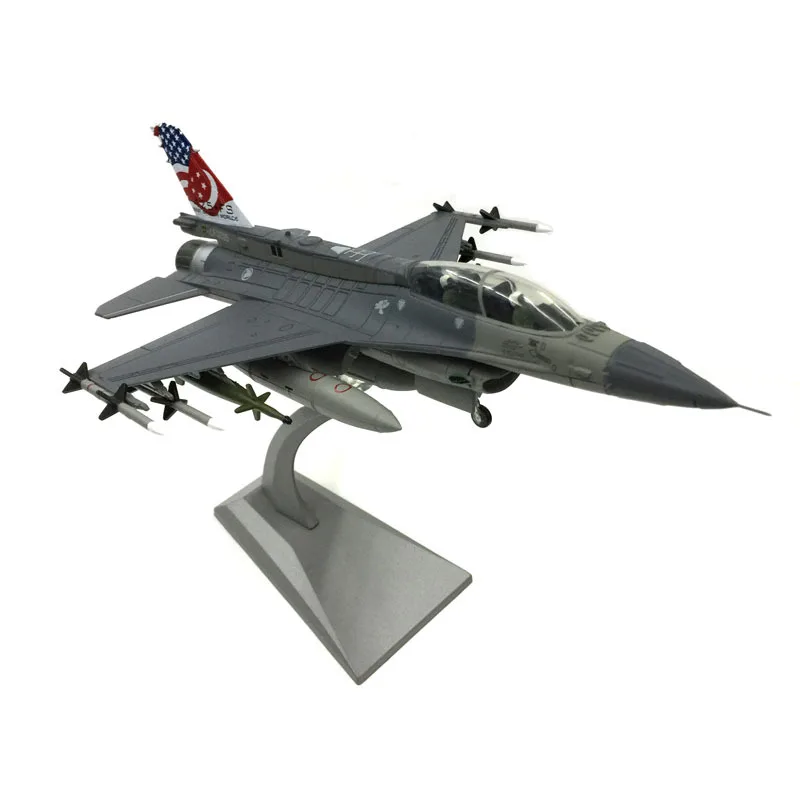 Nsmodel 1/72 весы F-16D игрушка Истребитель модели Singapore сплава самолетов