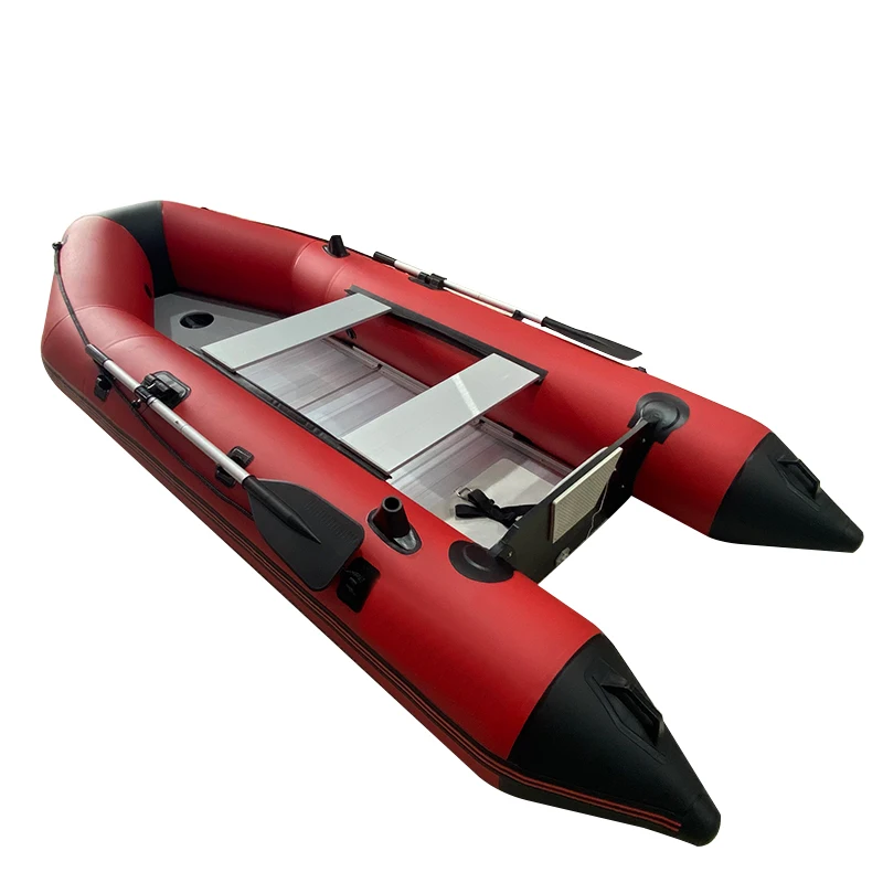 MC400-6 Solar Marine 7-9 Person Inflatable Assault Boat PVC Aluminum Floor Transom Speed Kayak For scuba diving