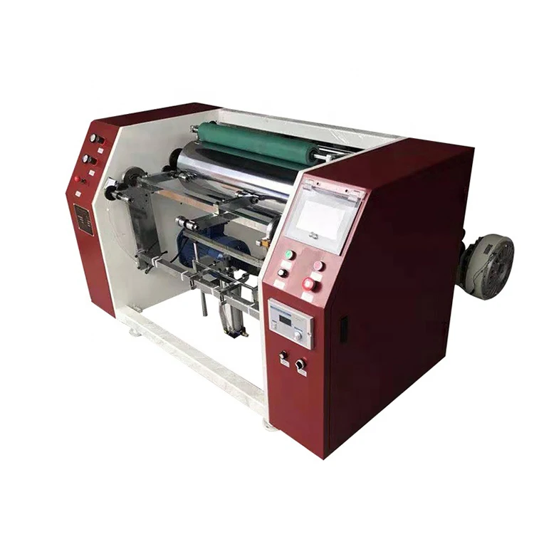 OEM Bopp Adhesive Packing Tape Jumbo Roll Slitter Aluminum Foil Rewinder Machine