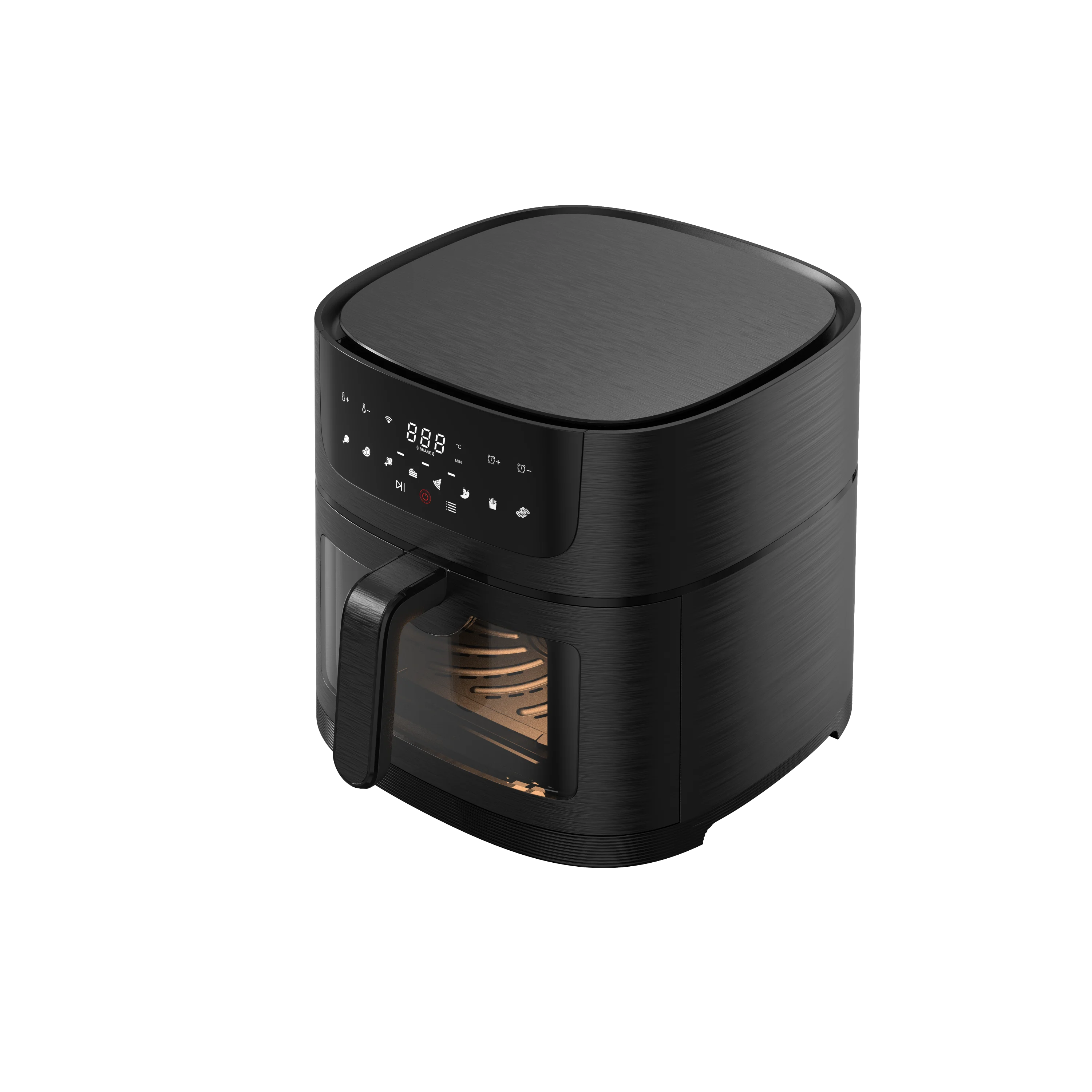 8L 1800W 220V Consumer Reports Best Air Fryer Hot Selling Mini Rack Air Fryer without Oil Digital Smart Air Fryer