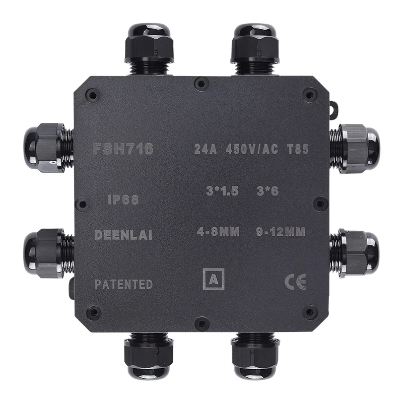 Deenlai FSH716-A серии водонепроницаемый пластиковый корпус IP68 открытый корпус