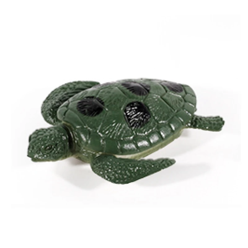 3D Lifelike Environmentally Friendly Material 9CM Sea Animals Series Soft Rubber PVC Plastic Toy Turtle For Children