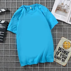 OEM/ODM Customized Oversize O-neck T-Shirt Short Sleeve tshirt Plain tshirts Cotton For Men