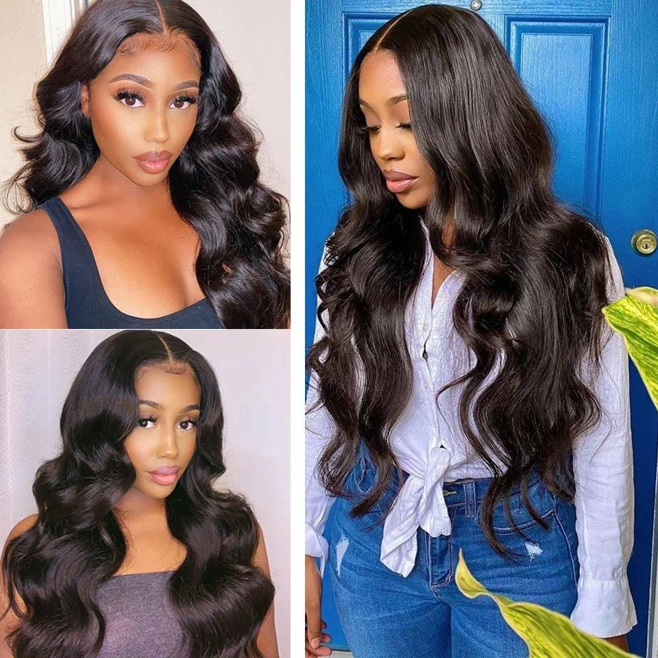 Pre Plucked Body Waves Human Hair Wig,13x4 13x6 Virgin Brazilian Hair Hd Lace Frontal Wigs,Loose Body Wave Wig For Black Women