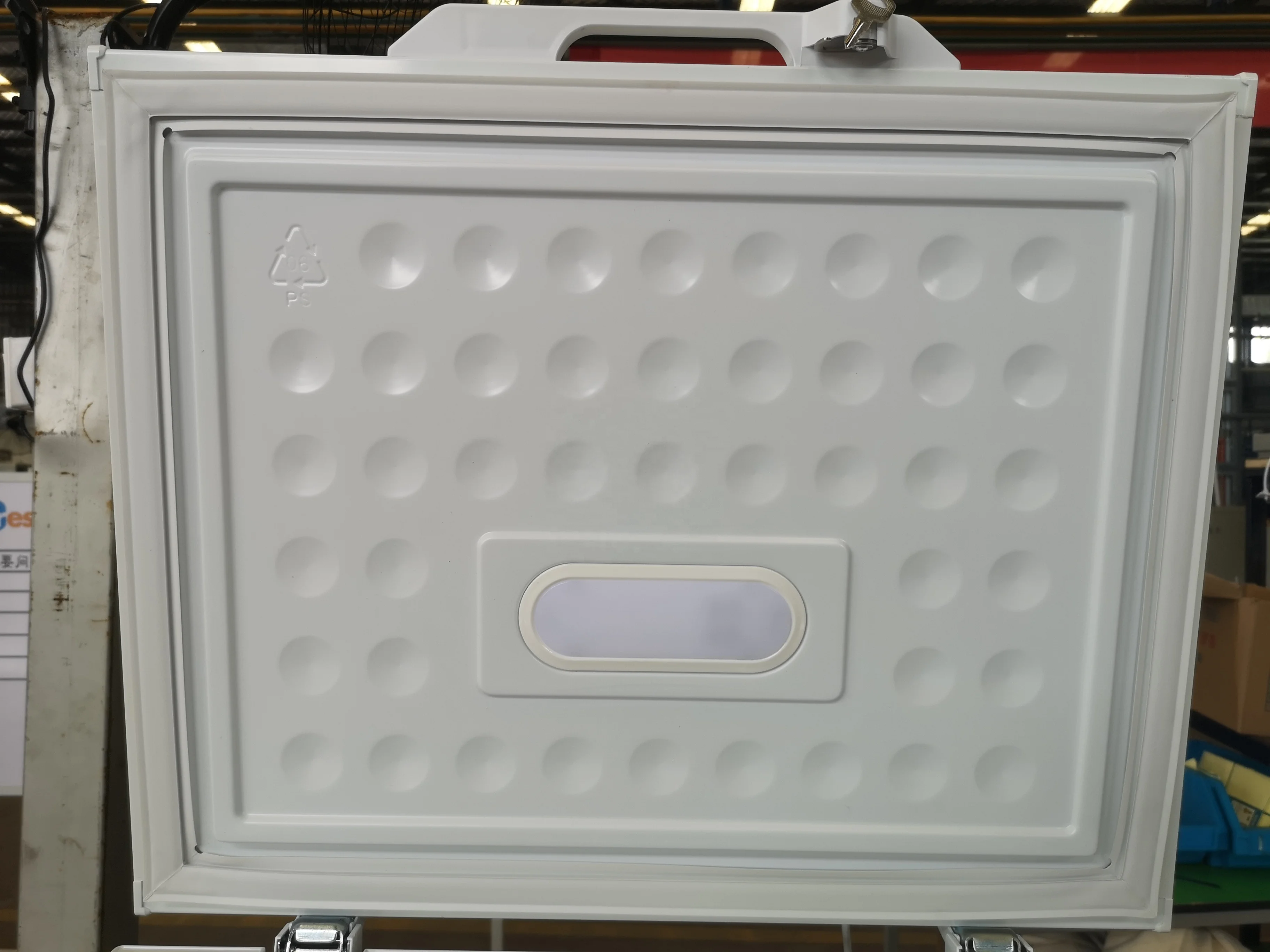 150L high quality mini top open small chest deep freezers with white PCM inner and outside handle