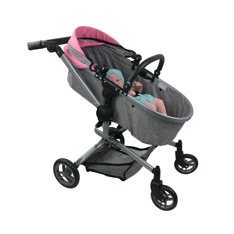 2021 Popular Classic Baby Toy Doll Stroller Pram for kids